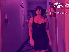 Drinking cum with my friend cassiana costa!