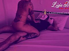 Drinking cum with my friend cassiana costa!