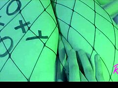 roxy lights gets fucked through fishnets