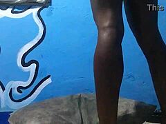 A gentley slow ride on my big white dildo