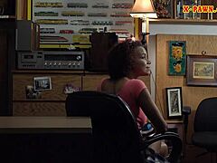 Big boobs ebony gets pounded at pawnshop