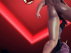 Want to see Mino Ashido's handjob and footjob in My Hero Academia hentai?