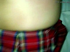 She moans as he enters her tight ass, finding the anal pleasure deliciously intense.