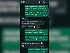 whatsapp chat with uni friend turns into fucking her wet pussy 😏