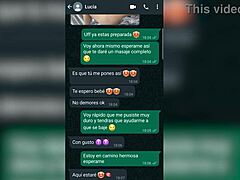 whatsapp chat with uni friend turns into fucking her wet pussy 😏