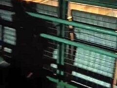 Intense Gay Fucking on Public Road Outdoors