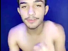 Hot gay solo guy jerks off to cum 😜