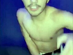 Hot gay solo guy jerks off to cum 😜