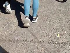 i saw those hot milf asses on the streets agains