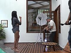 i feel so excited as shayenne samara, brazil's number one, shines in the backstage scenes