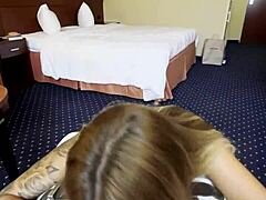 Monika Fox gives blowjob and rimjob to fan in Prague 😍