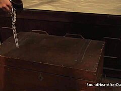 I gave her leather and lace as reward with collar and chain