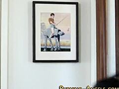 Alt emo chick deepthroats two guys in wild 3some action