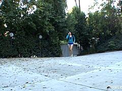 Hot teen 18+ brunettes fuck each other's pussies and asses orally