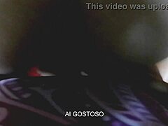 Why does Karina humiliate Lucas with strapon anal fucking?