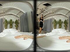 milf nanny gives blowjob in doggystyle and cowgirl positions