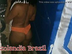 the pizza delivery guy gets served in lingerie by paty bumbum and el toro de oro while bruxo fire records everything outdoors