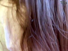 In the bathroom, my stepbrother interrupts brushing to fuck my big ass