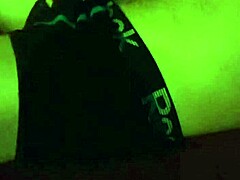 Young amateur girl rubs cock then sucks it deep