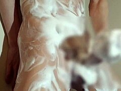 Young Japanese Boy Enjoys Bubbly Bath Time with Full Relaxation