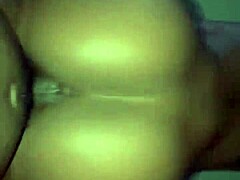 Ebony Babe Rides Big Black Cock Like A Pro