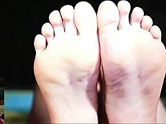 Latina Lesbian Sucks Best Friend's Toes Close Up