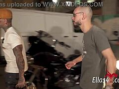 Young ebony guy casually fucks his hot black stepmom hard