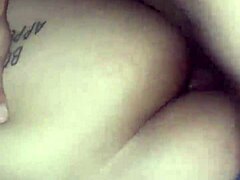 unfaithful latina mexican ass in rich thong on all fours, ready for hardcore fucking with big cock