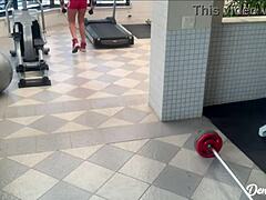 Deny Barbie's Milf Gets Fucked Doggystyle By Trainer