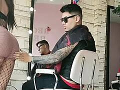 happy ending with big tits babe getting anal and assfucking from couple