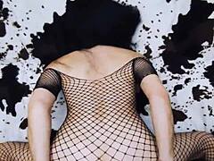 Beautiful Wife in Stockings Enjoys Hot Anal POV Sex with European Flair