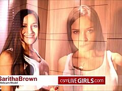 SEXY LATINA MODEL SARITHABROWN SHOWS ASS FOR ANAL FUCKING AND MASTURBATION