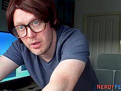 Newbie sucking Leeds dorks' dicks for the first time