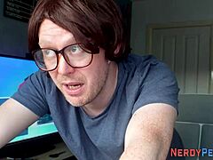 Newbie sucking Leeds dorks' dicks for the first time