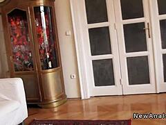 beautiful blonde amateur gets her ass fucked in pov