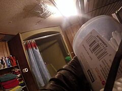 shower time with ronda, enjoying the water