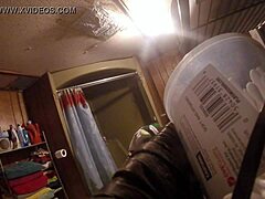 shower time with ronda, enjoying the water