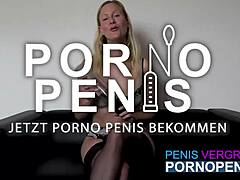 Dominant blonde controls her submissive slave with ease