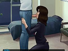 Amateur anal teen 18+ hot milf big tits blowjob as payment cum in mouth 15