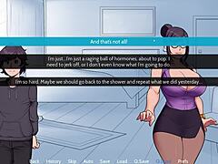 in snow daze, she bends over for doggy fucking with big tits