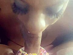 ebony milf slut, wanna deepthroat this big black cock with donut fetish?