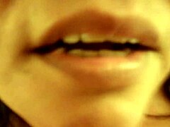 I'm fuckin' her huge tits wit my cock, so sloppy