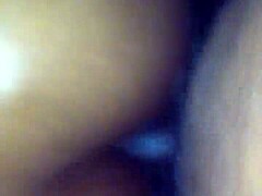 Ebony Babe Takes Monster Cock Anal