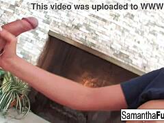 Samantha Saints Bj Leads To A Creampie