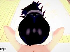 Kayama Nemuri Boobjob and Hard Fucking in Anime Action