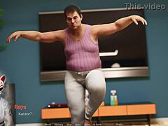 I got corrupted by this busty milf in the game, oh no!