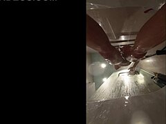 Stepsister's Wet Pussy on Webcam After Boyfriend's Fuck