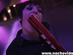 soraya feels ecstatic squirting while nacho passionately slurps and fucks her.