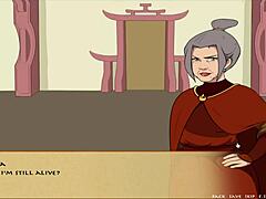 What unfolds in four elements trainer book 4 love part 67?