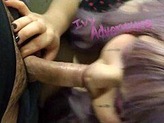 BBW E-Girl Sucking Big Cock in Ivy Adventure